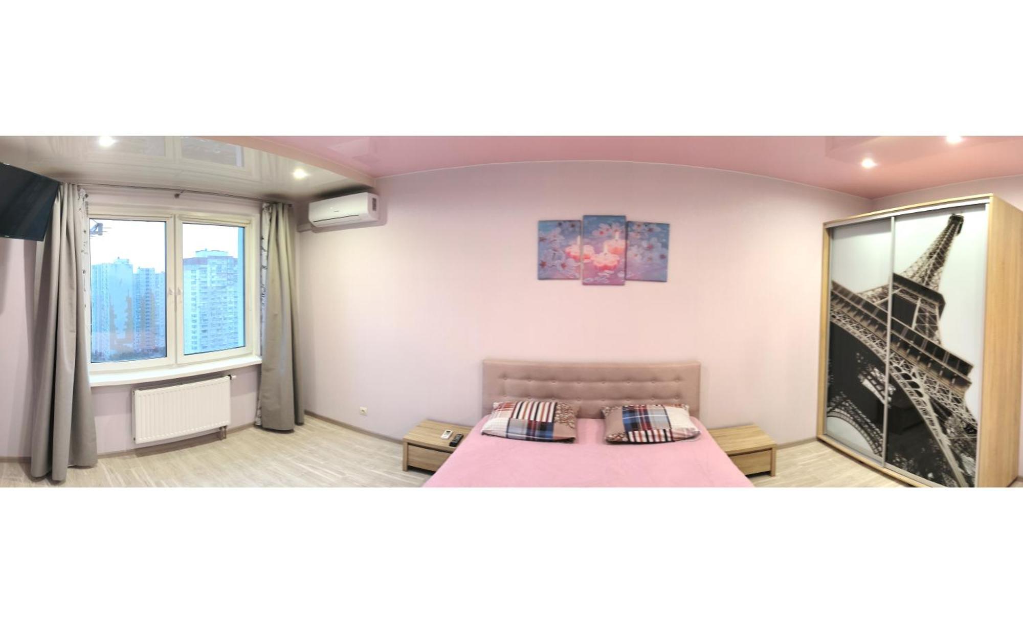 Apartment Near Metro Pozniaky 키예프 외부 사진